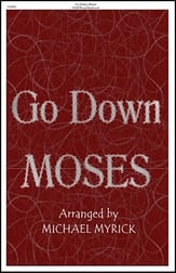 Go Down, Moses SATB choral sheet music cover